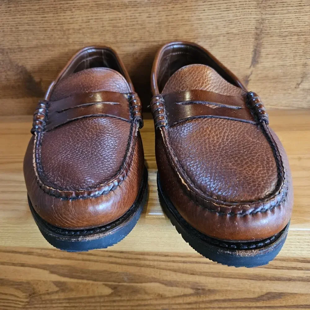 Allen Edmonds Holton Penny Loafer Dress Shoe Mens Sz 10D Leather Brown 42205 USA